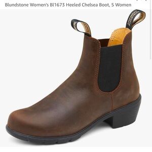 Blundstone Women's Dark Brown Chelsea Ankle Boots